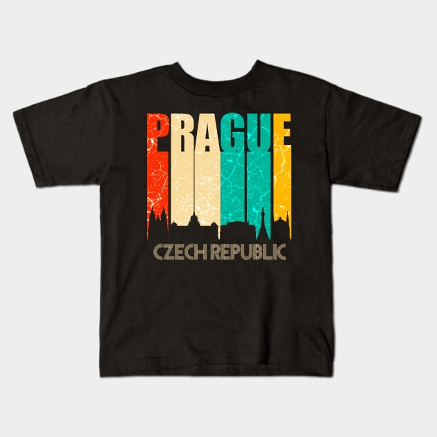 Prague Czechia Kids T-Shirt by Mila46